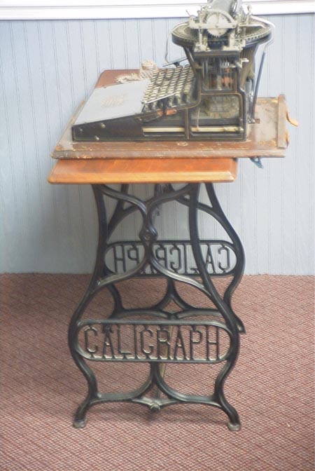 Caligraph Stand w/ Typewriter